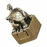 Toyvian Vintage Messing Tierfigur Dekoration Retro Ornamente Kleine Tierstatuen Für Büro Wohnzimmer Schreibtisch Feng Shui Deko Geschenk