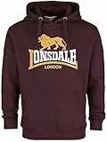 Lonsdale London Thurning Männer Kapuzenpullover Bordeaux L
