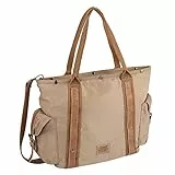 camel active, Aruba, Damen, Shopper, M, Beige, 38x12x28 cm