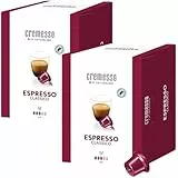 Cremesso Espresso Classico, kräftig und geschmackvoll, Stärke 3/5, 48 Kapseln XXL Box (2er Pack, 96 Kapseln)