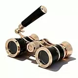 Fernglas für Oper, 3X25 Opera Fernglas Teleskop Theater Tragbares Teleskop Theater Opernglas für Frauen Mädchen Kinder (Black)
