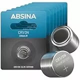 ABSINA 8er Pack CR1/3N Batterie Lithium 3V - DL1/3N Knopfzelle CR 1/3N 3 auslaufsicher & mit Langer Haltbarkeit - CR11108 mit 160mAh & 3 Volt - CR1 3N, CR-1/3N