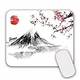 AOKSUNOVA Mauspad Klein Mousepad mit Motiv 24 x 20 cm Mousepad Design Japan Style