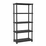 Terry, Regal 9045/5c, Modulares Regal mit 5 Einlegeböden, geeignet für den Innen- und Außenbereich - 90x45x187,5 cm