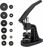 Lrocotanc Uhrenpresse - Uhrmacherwerkzeug-Set Uhrenwerkzeug Uhren-Einpresswerkzeug Uhrengehäuseschließer Reparaturwerkzeug für Uhren mit 12 Matrizen und einem Gehäusepresser