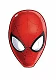 Procos 85179. – Masken Papier Ultimate Spider Man, 6 Stück, rot