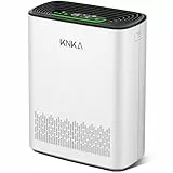 KNKA Luftreiniger Air Purifier, CADR 300 m³/h, bis 80 m², HEPA-Leistung (Schlafmodus) entfernt 99,97% Staub/Pollen/Gerüche, mit Smart Sensor, ideal für Raucher & Haustiere, APH3000