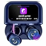 VEKJ Kopfhörer, Mini Schlafkopfhörer mit Touchscreen, Dunkelblau