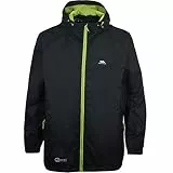 Trespass QIKPAC Unisex Erwachsenen Jacke, wasserdichte, Winddichte und atmungsaktive Regen- und Funktionsjacke mit anpassbarer Kapuze und Jochbelüftung