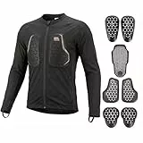KEMIMOTO Motorrad Jacke Herren mit Protektoren, Abnehmbare Zertifizierte, Motorradjacke Sommer komfortabel, für verschiedene Outdoor-Fahrten