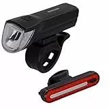 Fischer LED-Akku Bel.-Set Bremsbel. 30 Lux, Schwarz