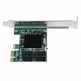 Bewinner PCIE zu SATA Erweiterungscontroller Erweiterungskarte mit 4 Anschlüssen 6G SATA Erweiterungskarte für PCI Erweiterungskarten PCIe Erweiterungskarte für XP 2003 Vista