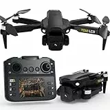 Toladrone TD12LCD Drohne mit Kamera für Erwachsene, Bürstenloser Motor Drohnen mit LCD-Bildschirm Echtzeitübertragung Faltbarer Quadcopter Drone für Anfänger