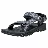 OutPro Sandalen Herren Wandersandalen rutschfeste, bequeme Trekking Sandalen Herren, Sportsandalen mit offener Spitze, ideal für Strand und Outdoor-Aktivitäten,Blau,40