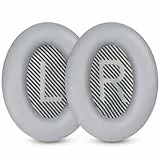 Ersatz Ohrpolster kompatibel mit Bose QuietComfort 35 & 35 ii (QC35 / QC35 II) – Premium Proteinleder & Memory-Schaum – Passend für SoundLink & SoundTrue Around-Ear, QC25, QC15, QC2, AE2/AE2i/AE2w