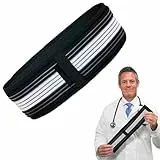 Generisch Orthogürtel für Ischias & Rücken,Rutschfester Verstellbarer Ortho Gürtel,Verstellbarers Hüftkompressionsgürtel mit Hoher Stabilität,Linderung von Hüftschmerzen Unisex Hüftgurt (140cm)