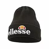 Ellesse Velly Beanie Mütze Herren und Damen, Schwarz, Einheitsgröße