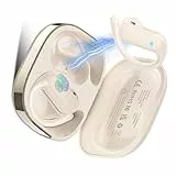 KI Übersetzer Kopfhörer, 3-in-1 Echtzeit Sprachübersetzer Kopfhörer mit ENC und App, 32 Std Übersetzungskopfhörer mit 164 Sprachen & 7 Modi, Open Ear Übersetzer Ohrhörer für Geschäftlich/Lernen Weiß