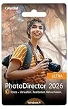 Cyberlink PhotoDirector 2026 Ultra - Leistungsstarkes Bildbearbeitungsprogramm Komplettes Fotostudio - Erstellt perpekte Fotocollage - Fotoshow - Dauerlizenz für Windows (ProduktKeyCard) #PKC