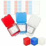 Kiorafoto 24 Pieces SD Karten Aufbewahrung Hülle, 3 Farben, Transparent, aus Kunststoff SD Card Case, für 24 SD SDXC SDHC Karten, mit Etiketten
