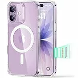ESR für iPhone 17 Hülle mit Kamerasteuerung Capture Button, Kompatibel mit Magsafe, Handyhülle für iPhone 17 Case, Anti-Vergilbung, Zertifizierter Militärschutz Starke Stoßfest, Klar
