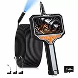 SVBONY SM501 Endoskopkamera mit Licht, 4.3'' IPS HD Teleskop Amera, Aufnahme von Videos und Bildern, 32G TF Karte, Inspektionskameras, IP67 wasserdichte, 8 LED Lichtern, Cool Gadgets for Men