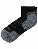 Jack Wolfskin Unisex Vojo Light Low Wandersocken, Schwarz, 41-43 EU