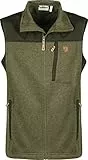 Fjällräven Herren Buck Vest Fleecejacke, Laurel Green/Deep Forest, M EU