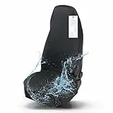 Walser Premium Auto Sitzauflage Vordersitz aus Neopren, 100% wasserdichter Sitzschoner Auto, 100% schmutzabweisender Autositzschoner, Schonbezug Autositz vorne, Autositzbezüge 1 Stück, Sitzbezug Auto