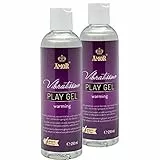 Vibratissimo Play Gel Warming 2x250 ml I Gleitmittel wärmend I Wasserbasierte Gleitgele I Lubricant Gel für Toys & Latexkondome geeignet I water based lubrication