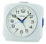 Seiko Clock Wecker analog weiß QHE194W