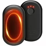 HOAMZ Handwärmer Elektrisch 2er Set mit Magnet, Sicher & Zuverlässig, 3 Stufen Heizung bis zu 131℉/55℃ & 3s Schnellheizung, Kompakt für Handschuhe, Adventskalender Füllung Geschenke für Männer Frauen