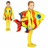 W WIDMANN MILANO Party Fashion - Kinderkostüm Tropenfisch, Overall, Faschingskostüme Kinder, Fisch, Unterwasserwelt