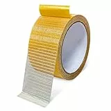 Birllaid Multifunktionales durchsichtiges Klebeband für Kleidung, doppelseitiges Teppichklebeband Heavy Duty 5cmx10m Starkes doppelseitiges Klebeband mit hoher Klebkraft