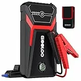 GOOLOO GE1500 Starthilfe Powerbank, 1500A Spitze Starthilfe,Supersafe 12V Auto Batterie Booster,Tragbare Auto Starthilfe mid Intelligentes Starthilfekabel,Geeignet für 6.0L Benzin und 4.0L Diesel