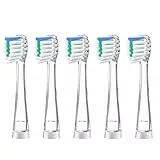 Ersatzbürsten Kinder-Kompatibel mit SG513/SG977/SG2139/DT-BB1/DT-K6,5er ersatzköpfe für Seago & Dada& Tech elektrische zahnbürste kinder(Grün 1.5-3 Jahre)