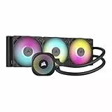 CORSAIR iCUE LINK TITAN 360 RX RGB Flüssig-CPU-Kühler – 360mm AIO – 3x RX120 RGB-Lüfter Inklusive – Geeignet Für Intel LGA 1851/1700, AMD AM5/AM4 – Inklusive iCUE LINK System Hub – Schwarz