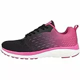 chung shi Damen Duxfree Berlin Schnürhalbschuh-Laufschuh, Schwarz/Pink, 42 EU