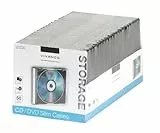 Vivanco CD/DVD Slim Case (50er Pack) schwarz