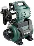 Metabo Hauswasserwerk HWWI 4500/25 Inox (600974000) Karton, Nennaufnahmeleistung: 1300 W, Max. Fördermenge: 4500 l/h, Max. Förderhöhe: 48 m