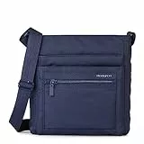 Hedgren ORVA Damen Umhängetasche mit RFID Schutz – Wasserabweisende Crossbody Bag mit Reißverschlusstaschen & Handyfach – Leicht, 25,5 cm – Total Eclipse