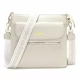 Atgbiem Handtasche Damen Klein Umhängetasche Damen Mittelgroß Tasche Crossbody Bag Damenhandtasche Beige 9 Farben zur Auswahl