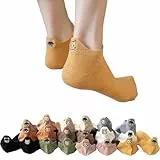 GEYIWSSXY Lustige Bunt Sneaker Baumwolle Cat Socken Damen 39-42 Herren Kurze Socken Cartoon Gute Laune Socks (Cat-10 Paar)