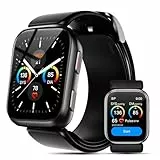 BP Doctor Smartwatch, 1,95'' Blutdruck-Uhr mit Luftpumpenmanschette, Blutdruck-Smartwatch-Monitor für Schlaf- und Sport-Tracking für Android iOS unterstützt Erinnerungsüberwachung, Datenfreigabe usw