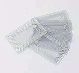 NFC21 NFC Karte transparent, 5 Stück, NTAG216 Chip, PVC, 85,6 x 54 mm, wasserfest