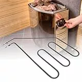 Dioche 3 KW OrigiElektrisches Heizelement für Saunaofen, Langlebige Edelstahl-Heizkomponente, Schnelle Wärmeübertragung, Ideal für Zuhause, Hotel und Fitnesscenter – Erhältlich in (SAV-1500W)