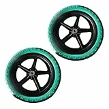 Balance Bike Ersatzräder 12 Zoll (30cm) - Leichtes Paar für Kinder Laufrad Reifen & Felgen Ersatzteile- GrÜn