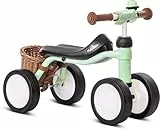 PUKY PUKYLINO Bundle | Laufrad für Kinder ab 1 Jahr geeignet | Optimale Mobilitätsentwicklung & Koordination | Hochwertiger Stahl mit stoßfester Pulverbeschichtung I Float-Laufräder | Pastellgrün