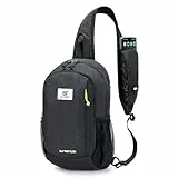 SKYSPER Brusttasche Herren Klein Schultertasche Crossbody Bag, Anti-Diebstahl Sling Bag