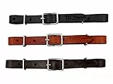 Thor Equine Western Kinnriemen Curb Strap Single – Leder Schwarz, verstellbar, 13–15 mm